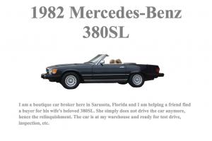 1982 Mercedes-Benz 380SL ~ Nice Daily Driver Photo