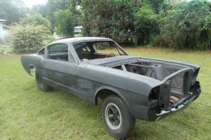 1965 Mustang Fastback, straight body with racing frame!