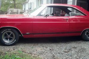 VERY GOOD CONDITION RED 1966 FORD FAIRLANE 500