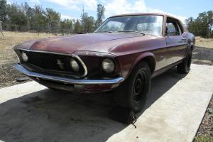 1969 MUSTANG F CODE CALIFORNIA RUST FREE NO RESERVE mach shelby boss