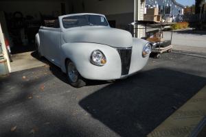 REAL 1941 FORD CONVERTIBLE CHOPPED-LEAD SLED-HOT ROD- CRUISER-NOT RAT ROD