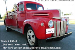Ford ("Fire Truck") 1946, Red, Manual Transmission Photo