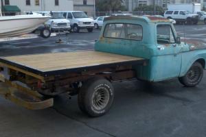 Classic Truck -- Driver W/ Original Caribbean Turquoise paint & Wood flatbed