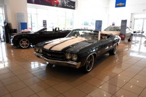 1970 CHEVELLE SS CONVERTIBLE BLACK BIG BLOCK 4 SPEED SHOW ROOM