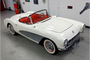 1957 Polo White Chevy Corvette 270hp --- Video Photo