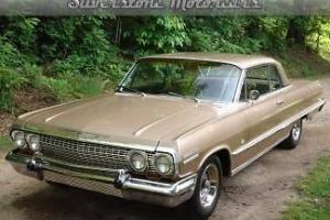 1963 Tan! Impala Power Brakes No Rust Detailed Inside and Outside Strong Driver