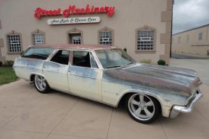 1965 Impala California Patina Station Wagon 327 Lowered PS PB Power windows