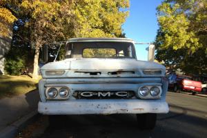 1961 GMC ,like Chevy Chevrolet, 1 T on dually truck pickup,  flatbed work truck Photo