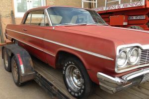1964 chevrolet Impala 2 dr barn find complete in original great shape 1963