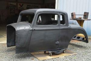 1934 plymouth 5 window coupe body, hot rod, rat rod, project