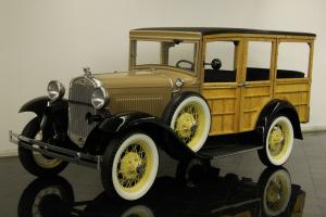 1931 Ford Model A Woody Wagon Restored Final Year 200.5ci 4 Cylinder 4 Speed OD Photo