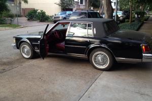CADILLAC SEVILLE 1978 with 85,000 orig. miles Black w/red leather interior Photo