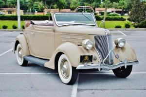 Magnificent simply beautiful 1936 Ford Convertible rumble seat restored stunning