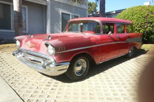 1957 Chevy Belair Wagon, Rust Free Cali Car