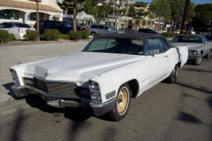 Beautiful 1968 Cadillac DeVille Convertible Running Salvage Title Photo