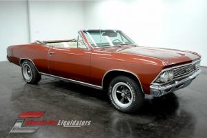 1966 Chevrolet Chevelle Convertible 283 V8 Powerglide Transmission LOOK AT THIS Photo