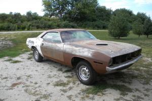 70 Plymouth Cuda 340, BS23H, #s Matching Project Car, White/Red, A/C, Automatic Photo