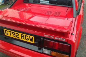  1990 Red Toyota MR2 MK1 