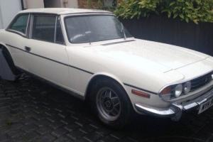  OLD ENGLISH WHITE TRIUMPH STAG 1977 3.0 Engine 