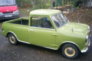  Austin Mini Pick Up 1965 Commercial BARN FIND STARTS DRIVES LOOK RARE 