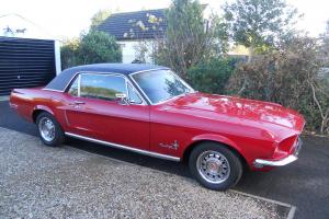  1968 FORD MUSTANG AUTO RED  Photo