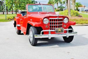 Fully restored mint 1950 Willys Jeepster Convertible must be seen drivin sweet. Photo