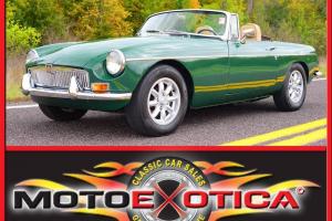 1969 MG MGB BRITISH RACING GREEN - 5-SPEED - CHROME BUMPERS - THIS IS THE ONE!!! Photo