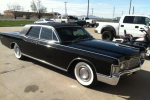 NO RESERVE!!!!!!1969 Lincoln Continental*** TRIPLE BLACK***SUICIDE DOORS******* Photo