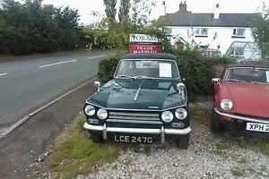  TRIUMPH VITESSE MK2 CONVERTIBLE GREEN with overdrive  Photo