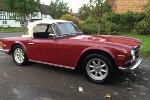  1971 Triumph TR6 2.5 injection. 150BHP Beautiful condition Full MOT much history 