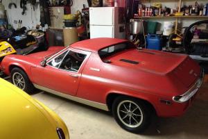 1974 Lotus Europa Twin cam Special 5spd carnival red Original paint 22,993 mile