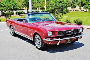 Simply amazing v-8 auto p.s 1966 Ford Mustang Convertible with a/c wow stunning Photo