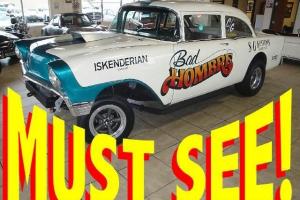 FULLY RESTORED 1956 Chevy 2-Door NOSTALGIC Gasser with RACE HISTORY 55 57 LQQK! Photo
