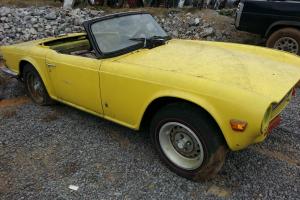 1974 TRIUMPH TR6 NEEDS RESTORED MOTOR AND TRANS INCLUDED Photo