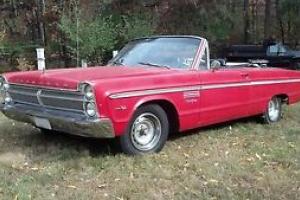 Beautiful Red 1965 Plymouth Fury Sport Convertible 383 Commando 4 speed Photo