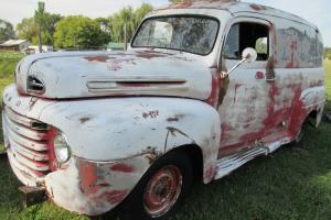 1949  FORD F-1 PANEL TRUCK RAT ROD HOT ROD CUSTOM DELIVERY TRUCK HOLY GRAIL