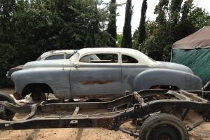 1949 Chevy Deluxe - Frame and Body, Chop Top, Sunroof