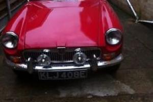  MGB GT RED Chrome bumpers TAX EXEMPT  Photo