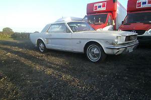  1966 MUSTANG COUPE 289 V8 CLASSIC AMERICA ORIGINAL MUSCLE EASY VALUABLE PROJECT 