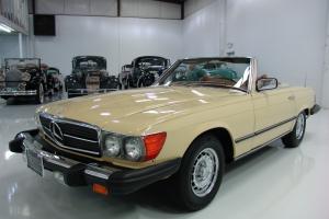 1977 MERCEDES-BENZ 450SL, BOTH TOPS, SPECIALLY FITTED REAR SEATING, FACTORY A/C!