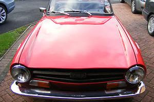  CLASSIC CAR TRIUMPH TR6 1970 150BHP IN RED IN EXCELLENT CONDITION 