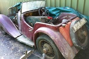  VINTAGE BSA MOTOR SPORTS CLASSIC CAR VEICHLE RESTORATION PROJECT REG