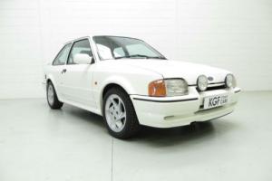  A Sensational Escort RS Turbo with Just Three Owners and 42,922 Miles from New 