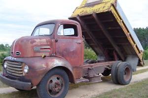  FORD 1948 C.O.E, V8 FLATHEAD-- 4 SPEED- TIPPER--UNTOUCHED PATINA--RUNNING 