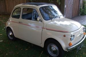  FIAT 500F Classic, Beige, Rare RHD with round style speedo, very collectable 