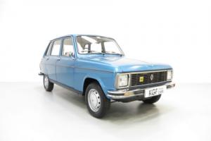  An Endearing, Stylish and Very Rare Renault 6TL with Only 24,620 Miles 