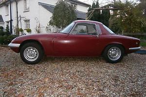  Lotus Elan S3 FHC 1967-Engine out, fitted Lotus Galvanised Chassis Project Car 