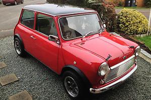  1987 CLASSIC AUSTIN MINI MAYFAIR 1380 Red Black Roof  Photo