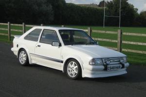  1985 FORD ESCORT RS TURBO WHITE SERIES 1 ONLY 69000 MILES LOADS OF SRVICE HISTOR 