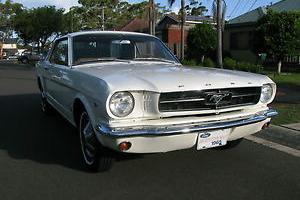 1965 Ford Mustang A Code Coupe Original Wimbledon White Californian V8 289